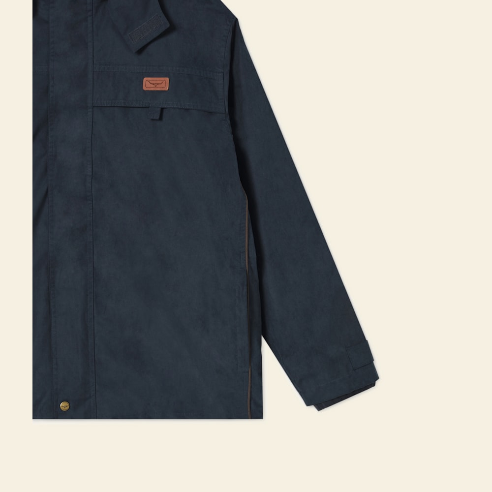 Navy Ironbark Rockley Waterproof Removable Shell Jacket