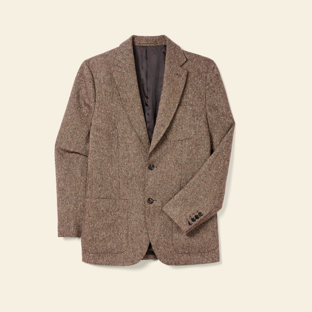 Percy Brown Wool Blend Blazer – Classic Italian Craftsmanship