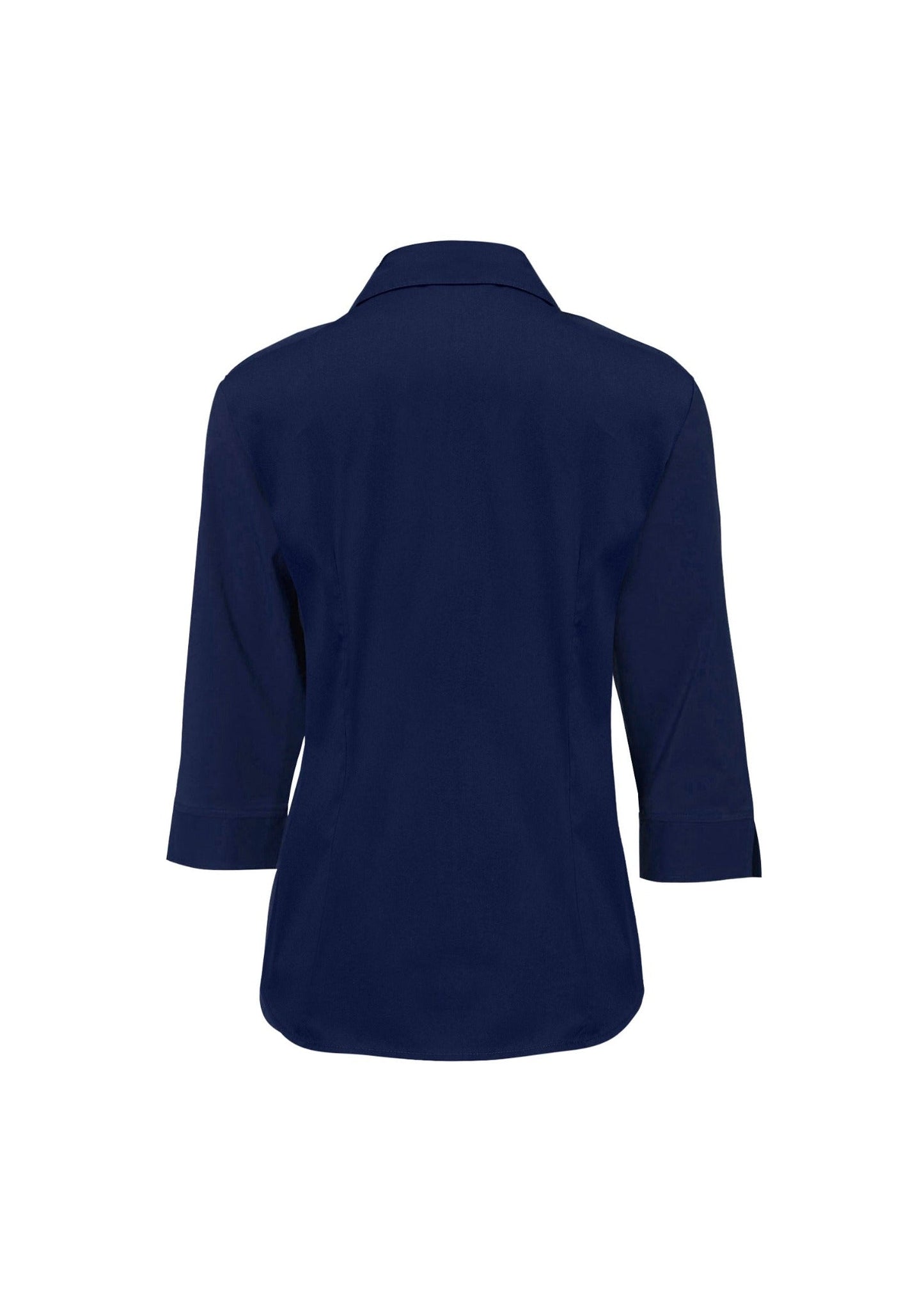 Biz Collection Women's Metro Professional 3/4 Sleeve Shirt - Elegant White Workwear Top