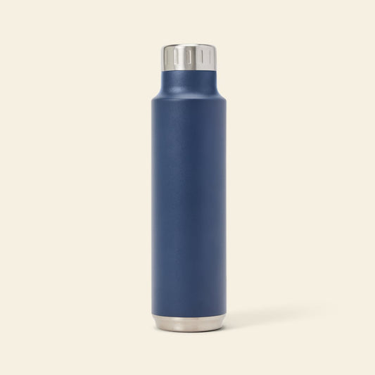 R.M.Williams Vintage Navy Stainless Steel Double-Walled Vacuum Insulated Water Bottle