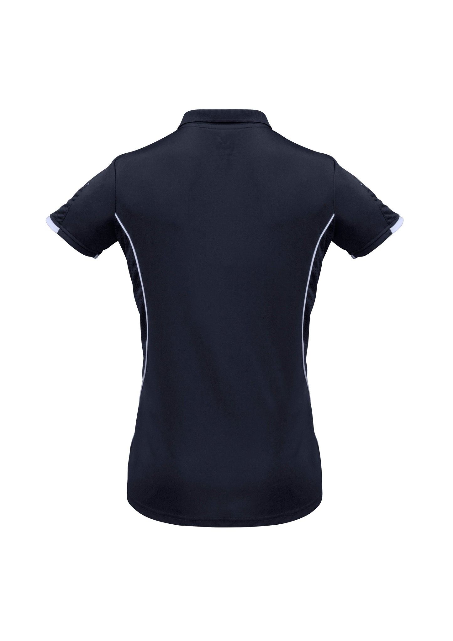 Women's Biz Collection Razor Performance Polo Shirt - Durable, Stylish Navy/White