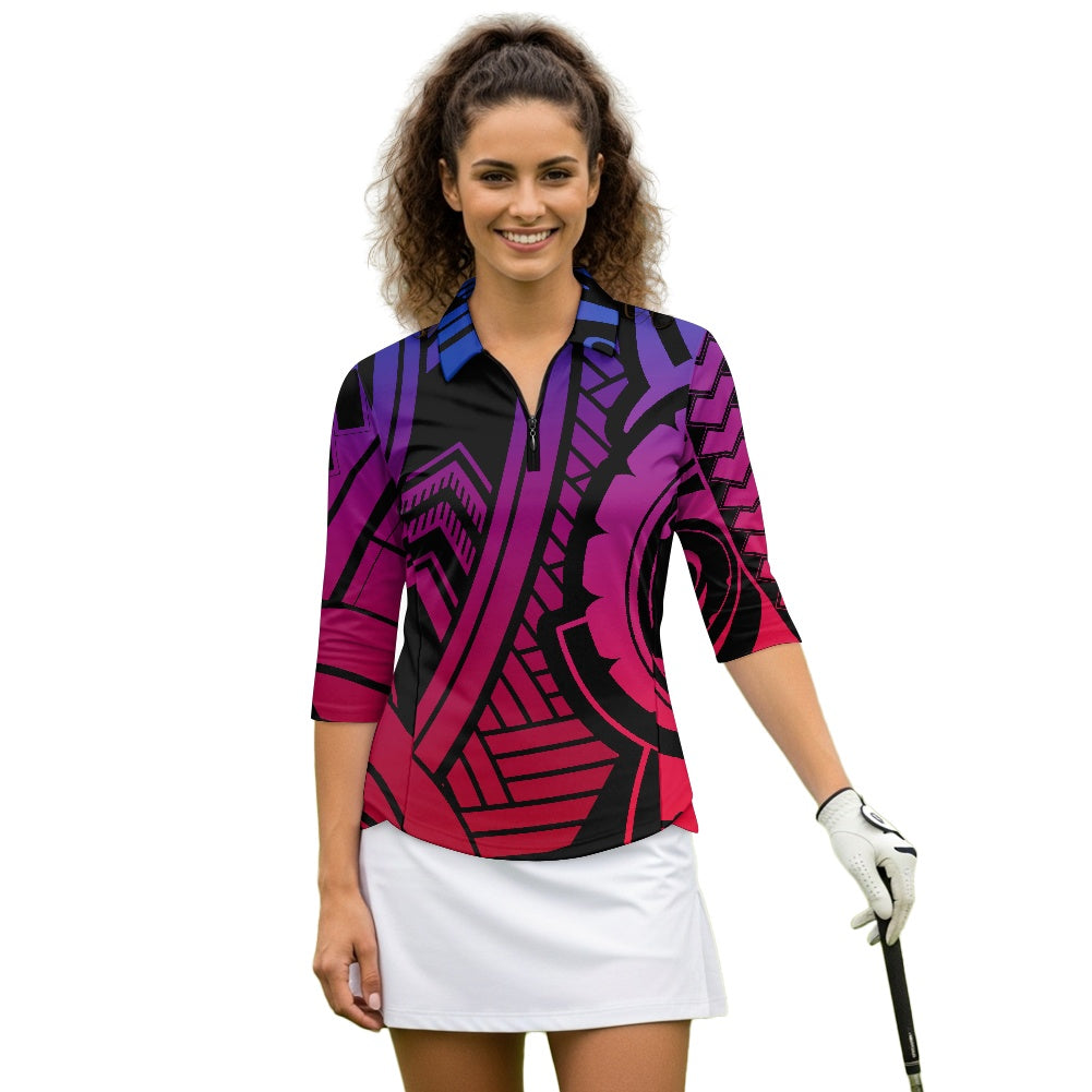 Women's 3/4 Sleeve Golf Top