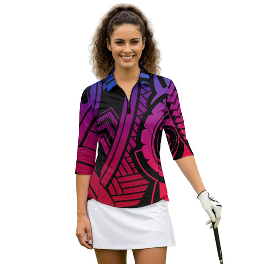 Women's 3/4 Sleeve Golf Top