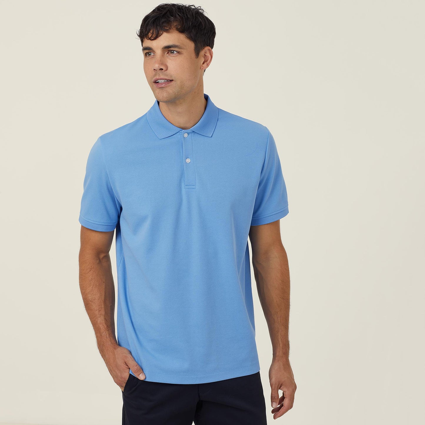 Men's NNT Antibacterial Polyface Short Sleeve Polo - Ultimate Comfort Workwear
