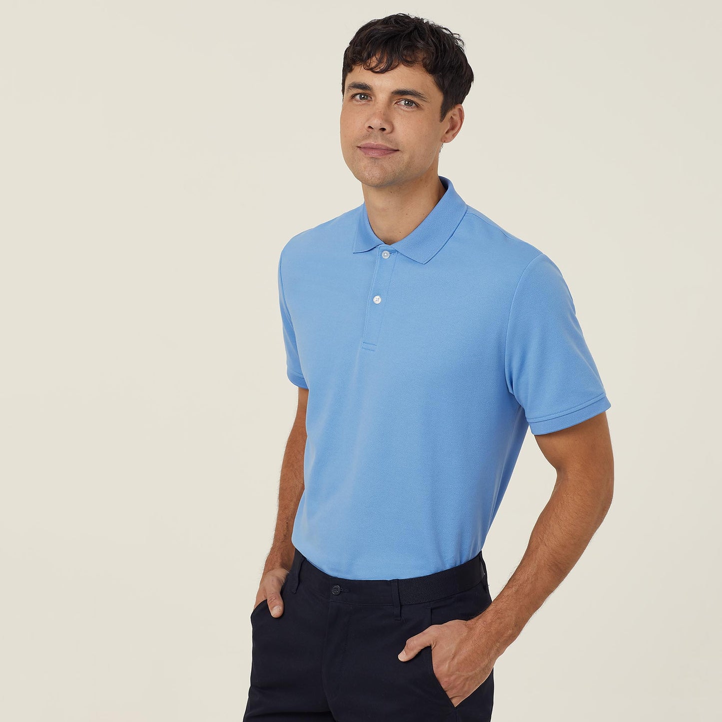 Men's NNT Antibacterial Polyface Short Sleeve Polo - Ultimate Comfort Workwear