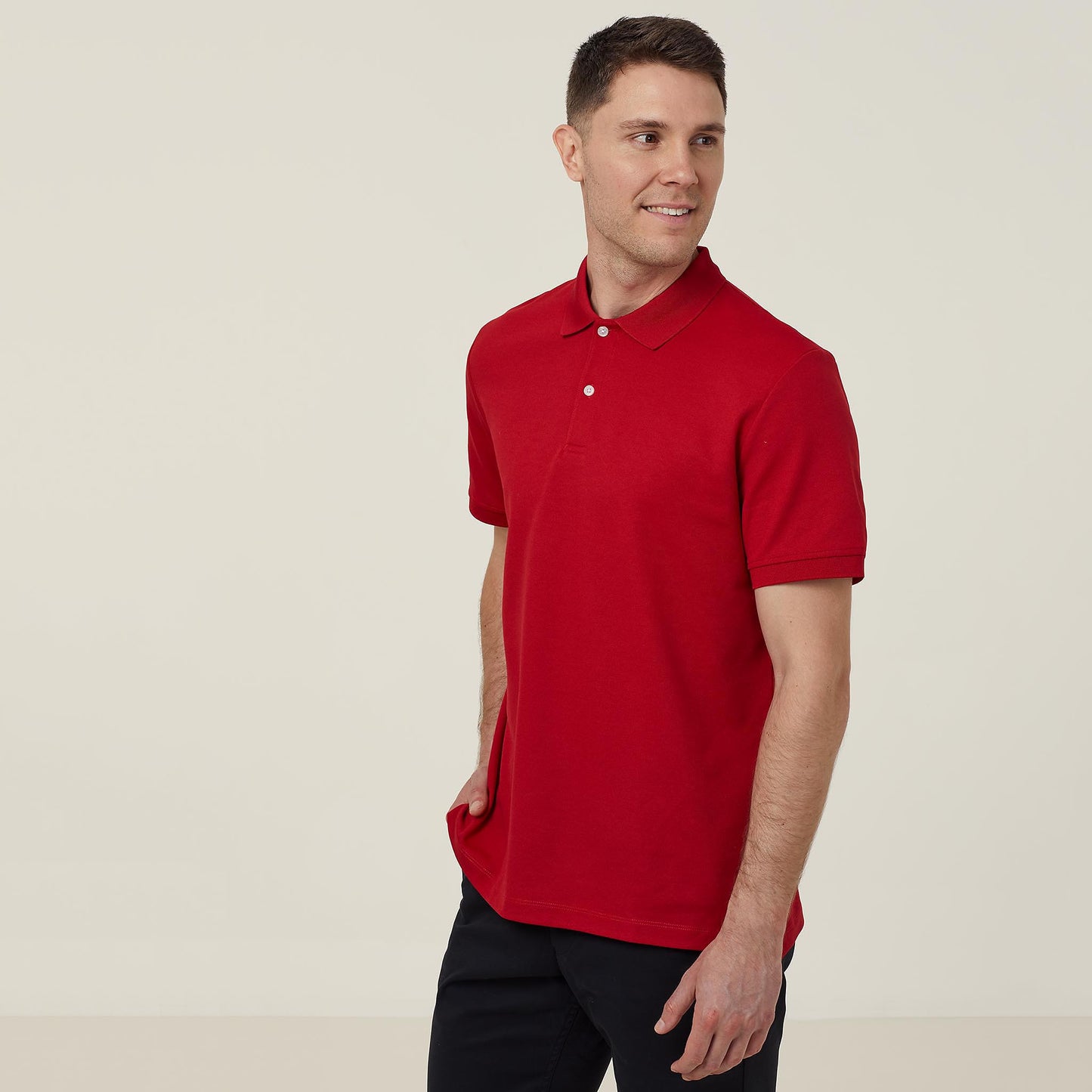 NNT Men's Antibacterial Polyface Short Sleeve Polo: Comfort, Freshness, Durability Workwear