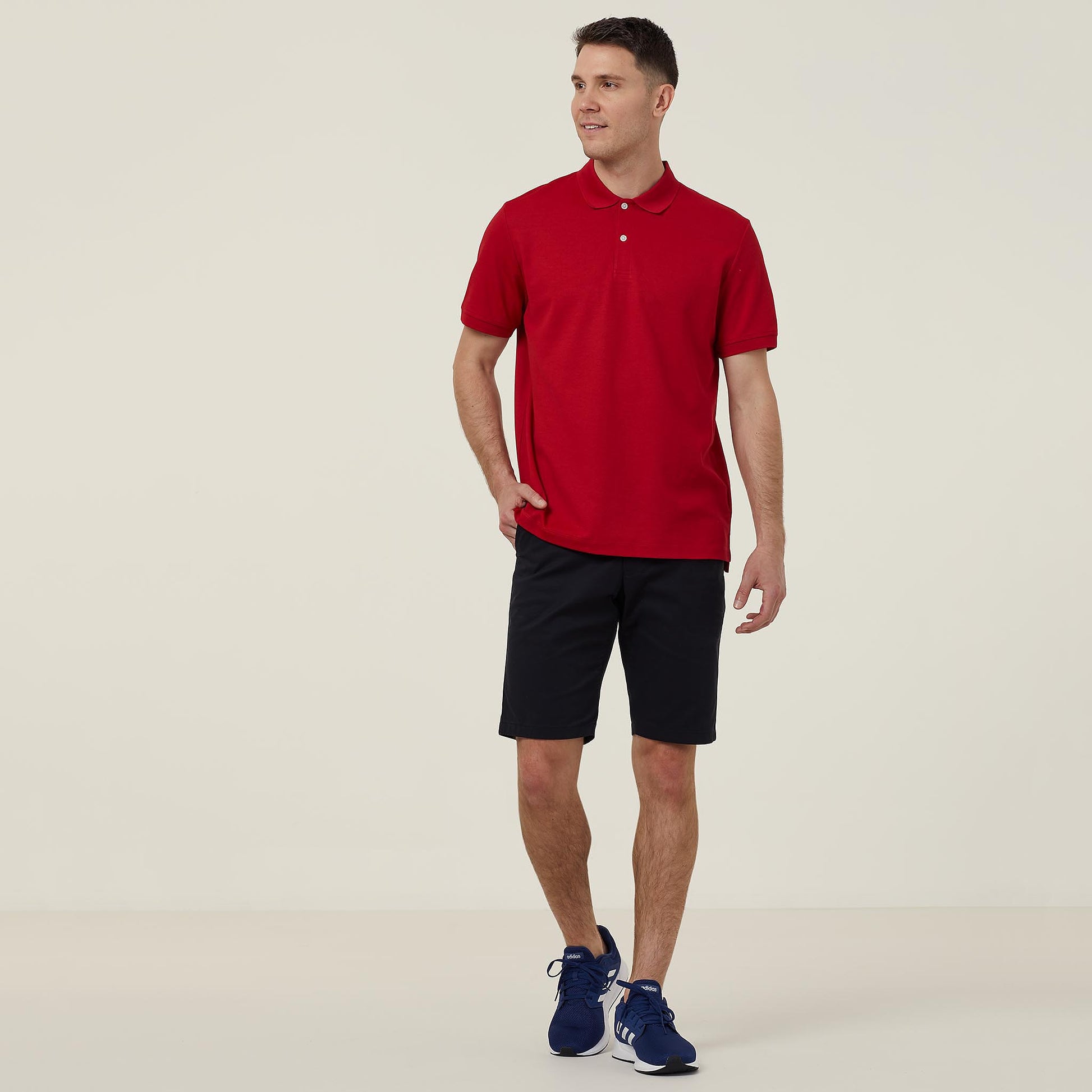 NNT Men's Antibacterial Polyface Short Sleeve Polo: Comfort, Freshness, Durability Workwear