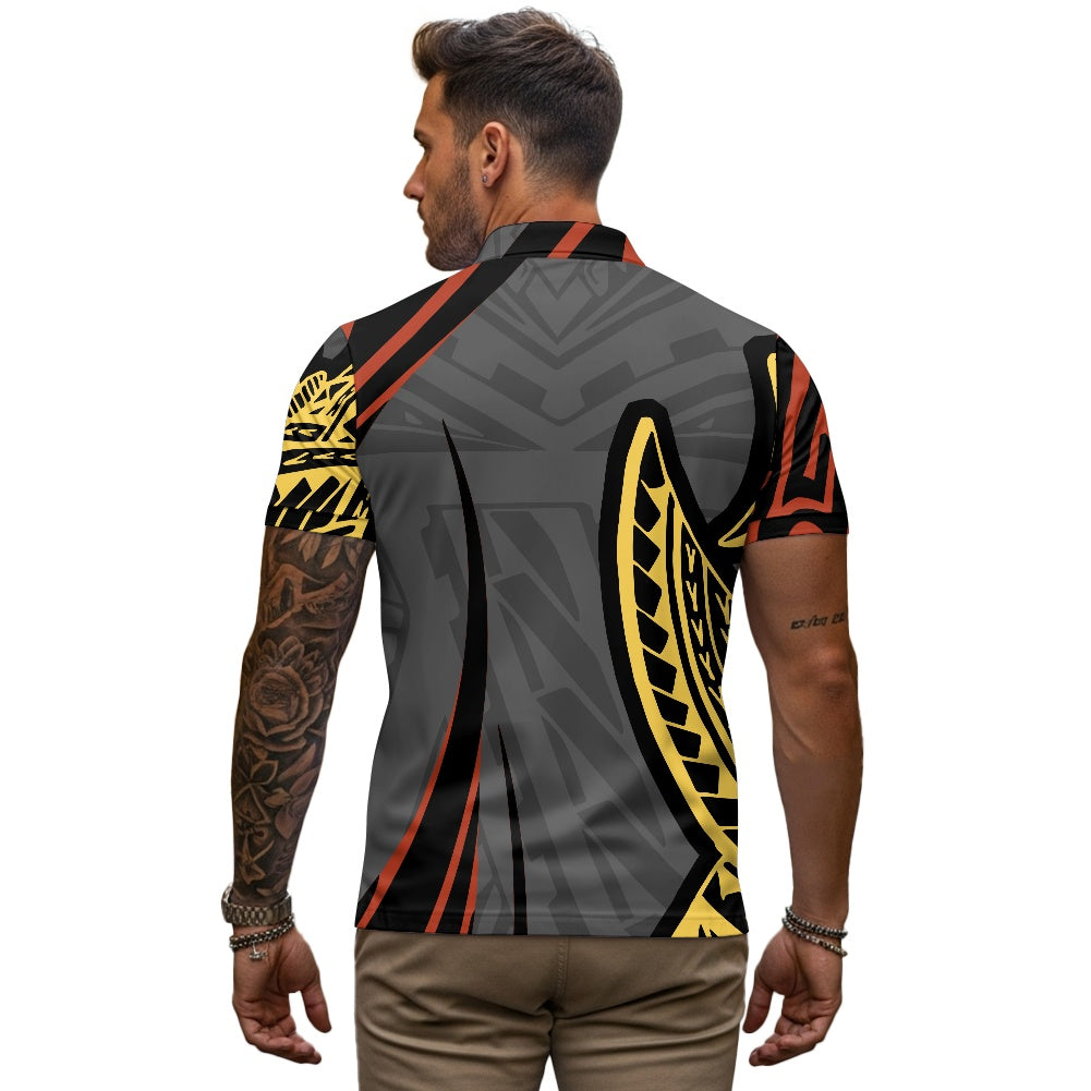 Zipper Polo Shirt
