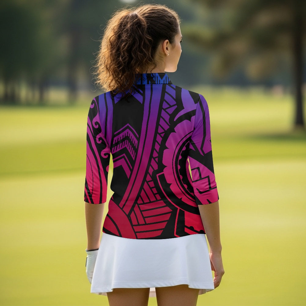 Women's 3/4 Sleeve Golf Top