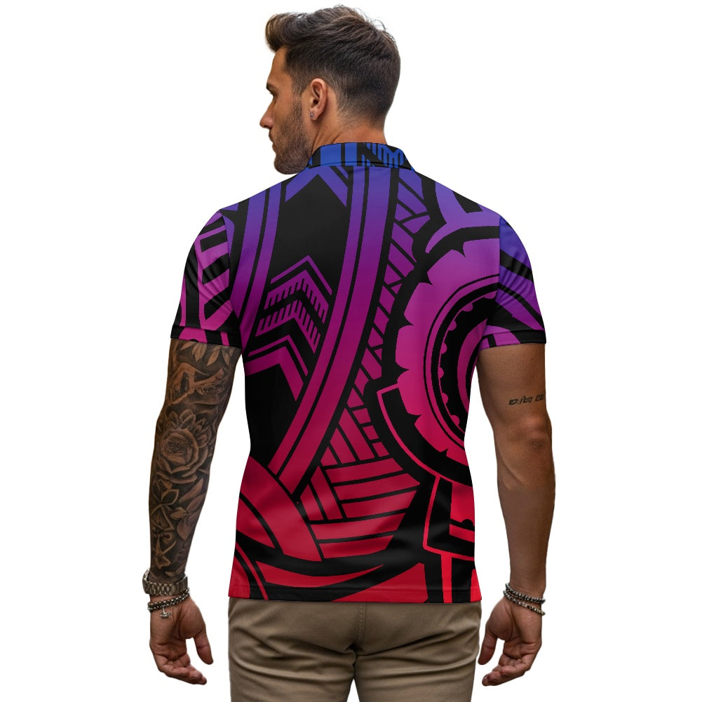 Zipper Polo Shirt