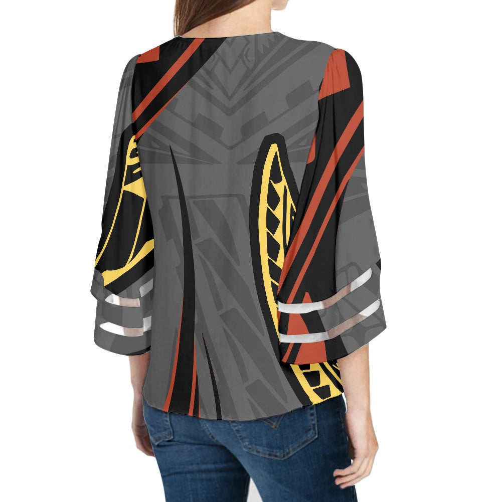 Women Puff Sleeve Blouse